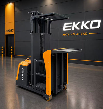 Ekko Order Picker Lithium Electric 220 lbs Capacity 216 in. Lift Height EOP22-216Li New