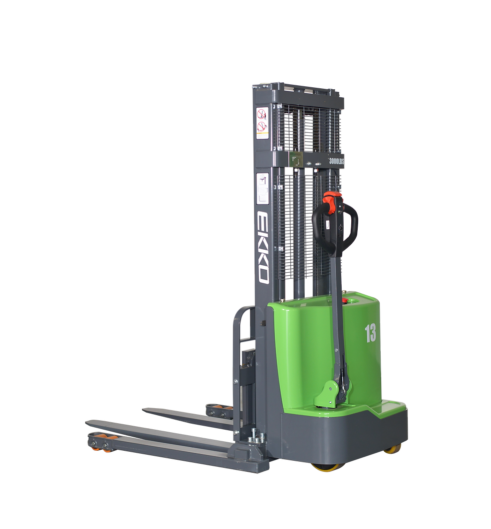 Ekko EB13C-138Li Straddle Stacker Lithium 2800 lb Capacity 138" Lift Height New