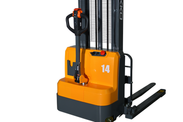 Ekko Straddle Stacker Full Powered 3000 lb Capacity 145 in. Lift Height EB14C-145 New