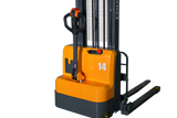 Ekko Straddle Stacker Full Powered 3000 lb Capacity 118 in. Lift Height EB14C-118 New