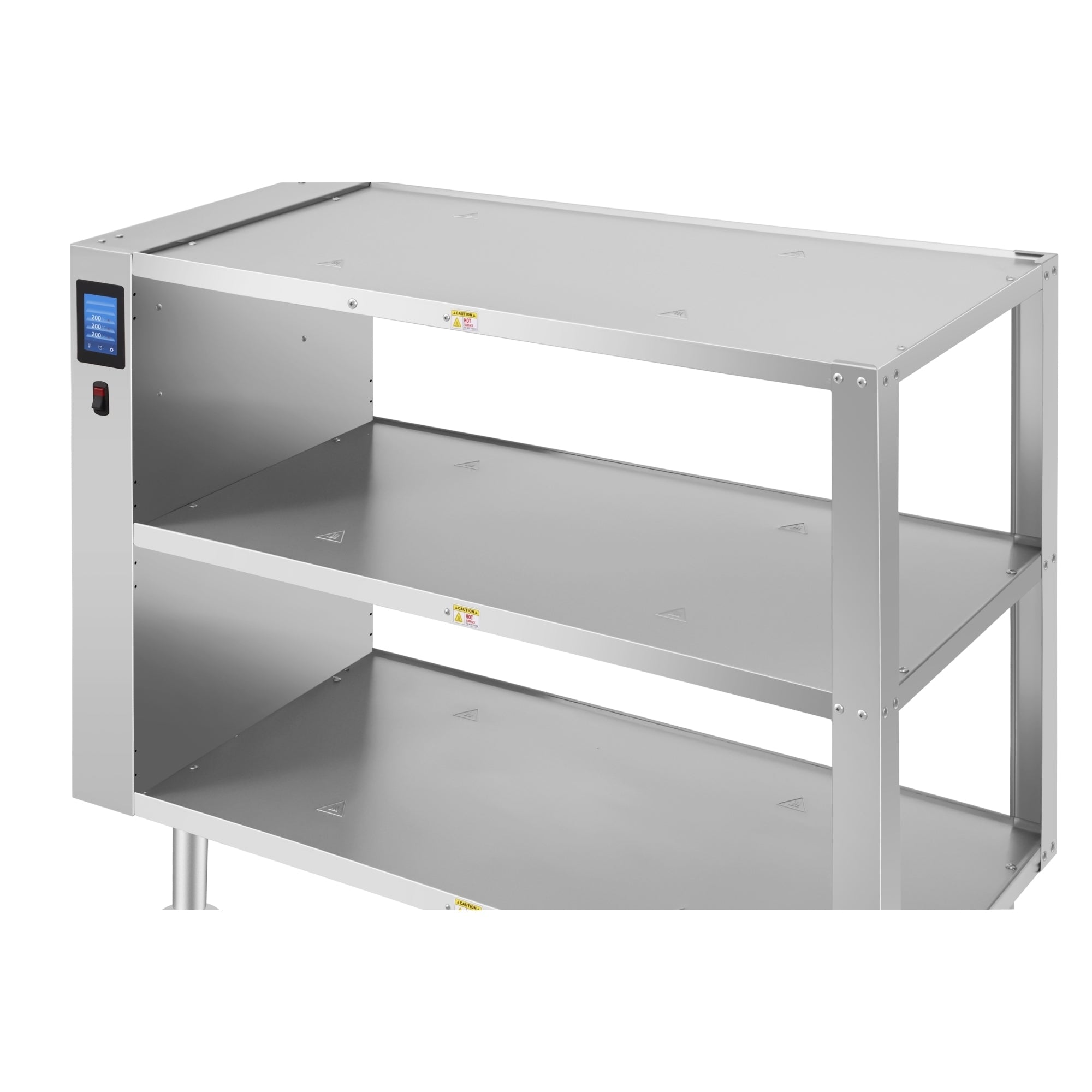 Three-Shelve Commercial Take Out Warmer Cabinet with Touch Screen in Stainless-Steel, UL and NSF Listed