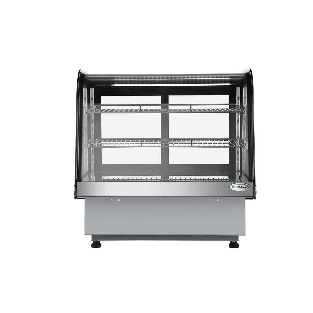 27 in.  Drop-In Countertop Display Refrigerator in Black