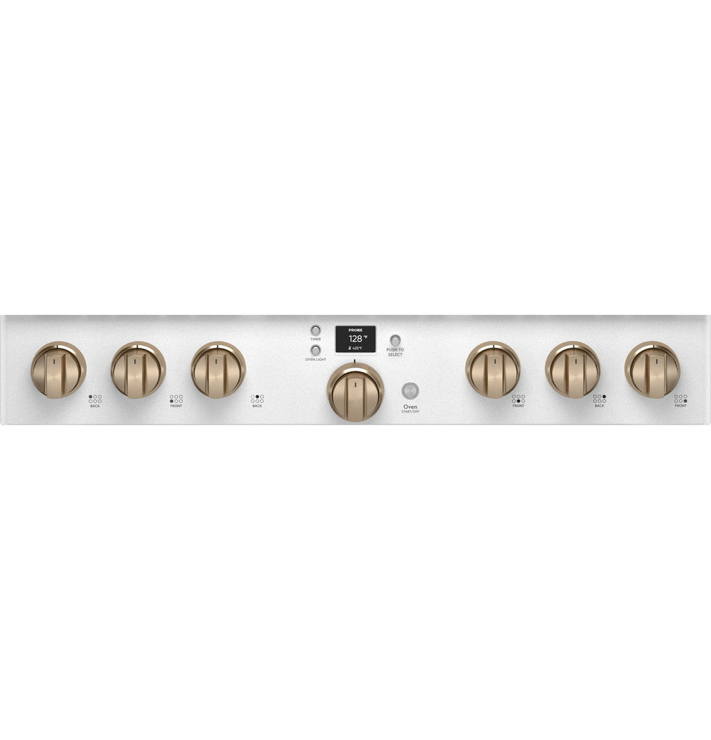 CAFÉ™ 36" Smart Dual-Fuel Commercial-Style Range with 6 Burners (Natural Gas)