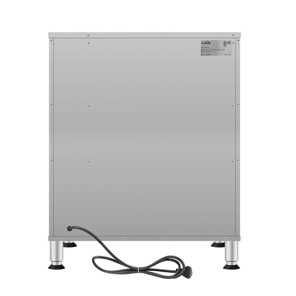 Three-Drawer Commercial Free Standing Warming Drawer in Stainless-Steel