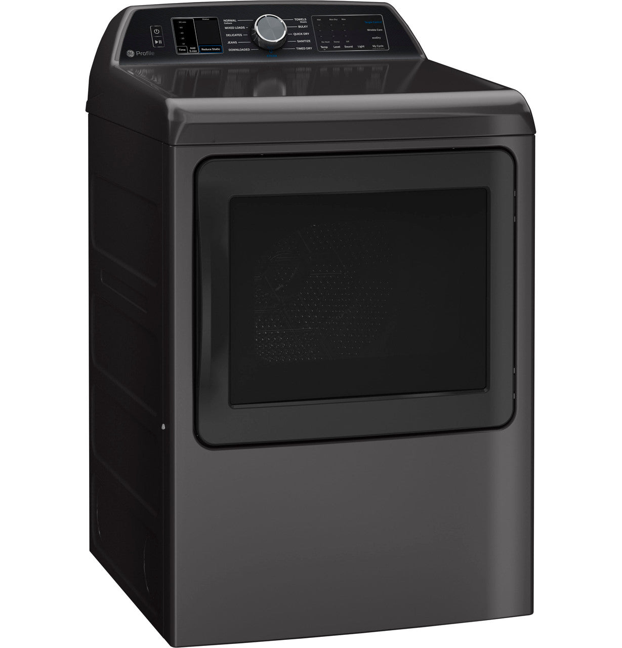 GE Profile™ ENERGY STAR® 7.4 cu. ft. Capacity Smart aluminized alloy drum Electric Dryer with Sanitize Cycle and Sensor Dry