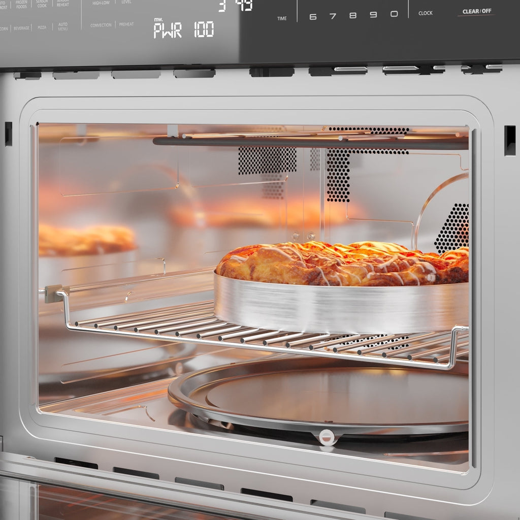 24 in. Stainless Steel Convection Oven with Microwave