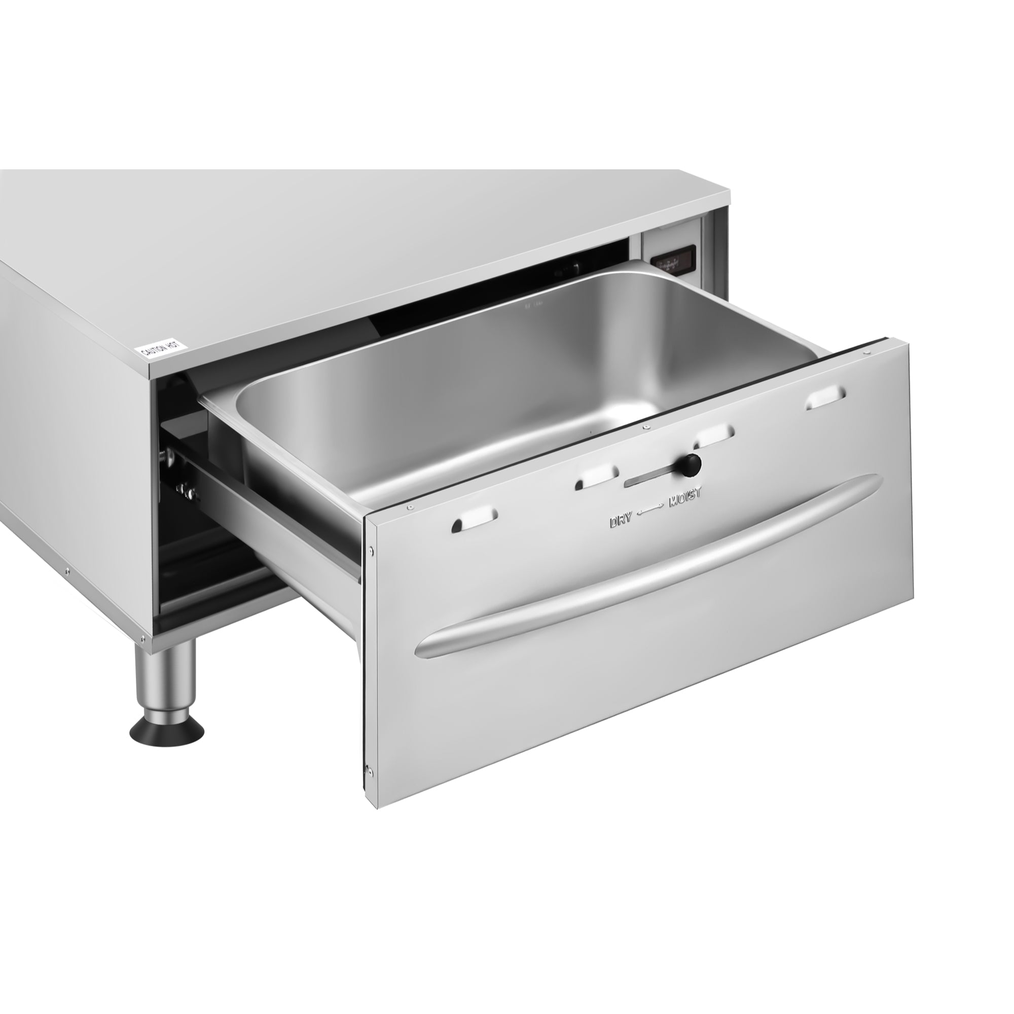 One-Drawer Commercial Free Standing Warming Drawer in Stainless-Steel, UL and NSF Listed