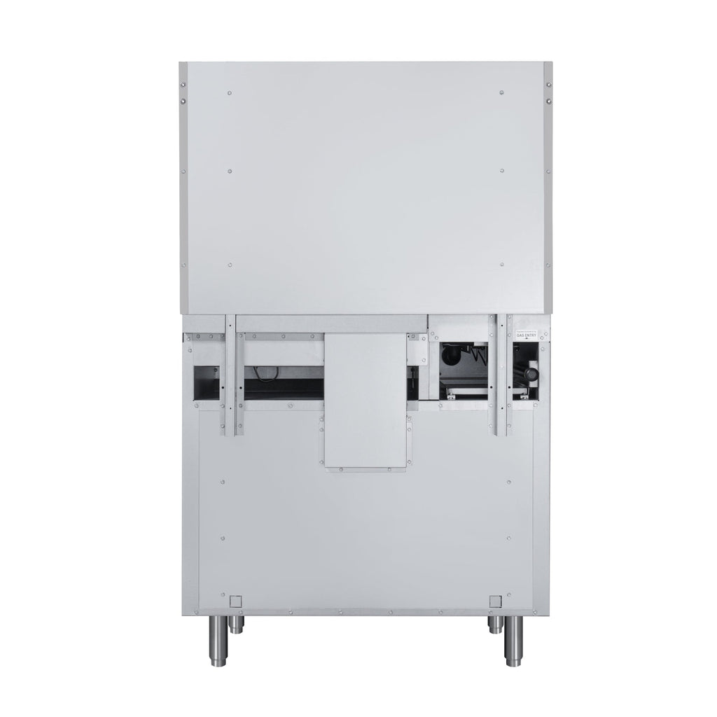 36 in. 2 Burner Commercial Natural Gas Range with 24 in. Griddle in Stainless-Steel