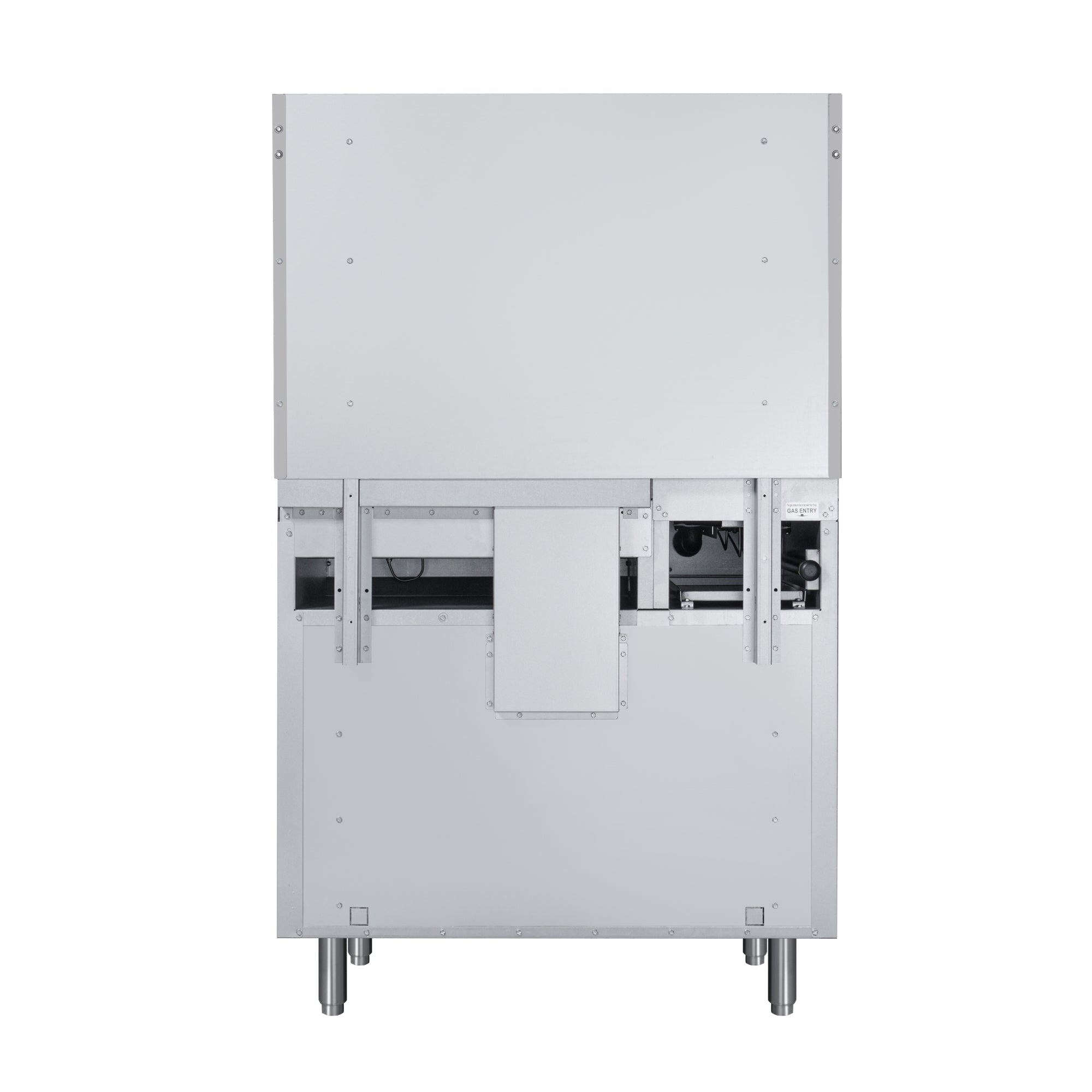 36 in. 2 Burner Commercial Natural Gas Range with 24 in. Griddle in Stainless-Steel