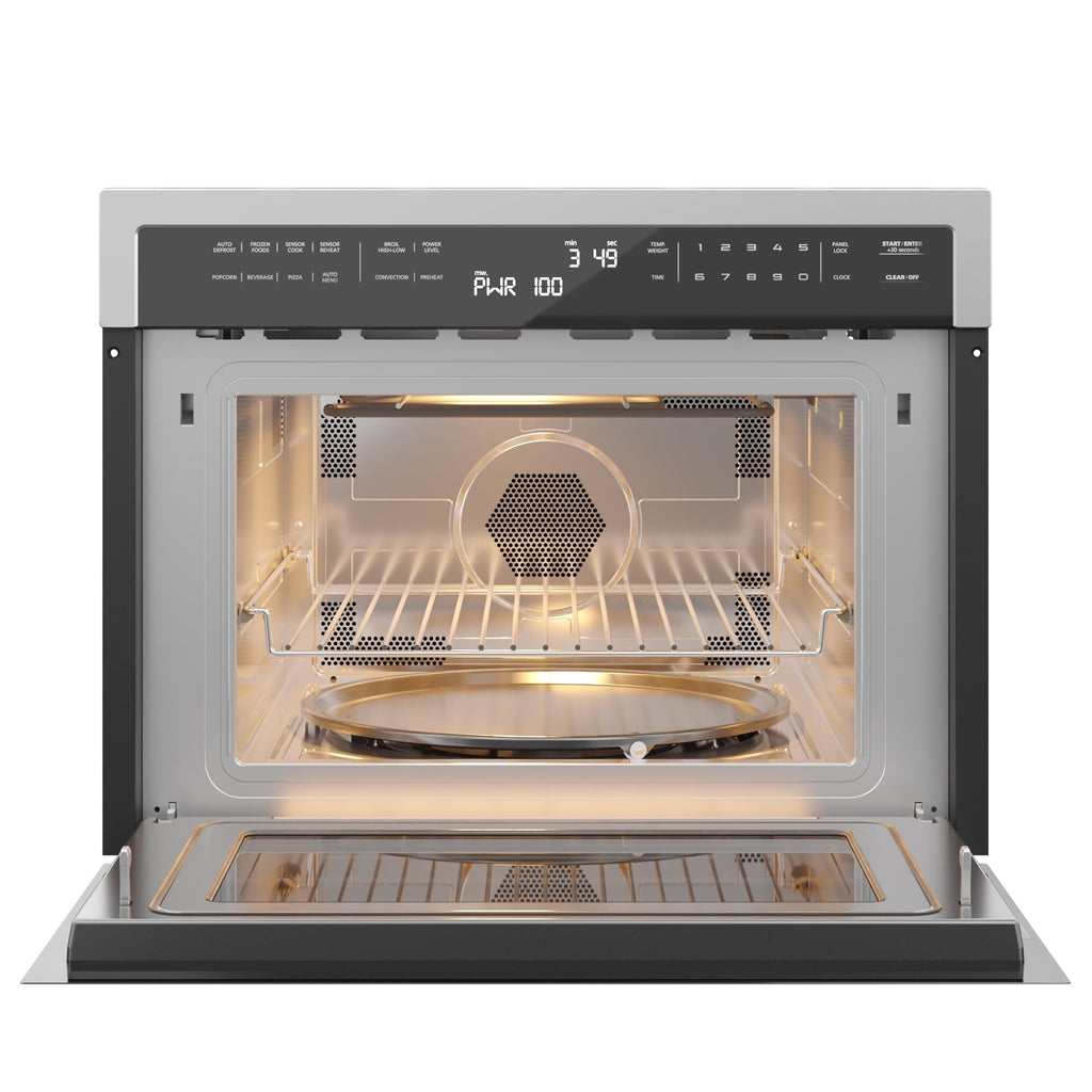 24 in. Stainless Steel Convection Oven with Microwave