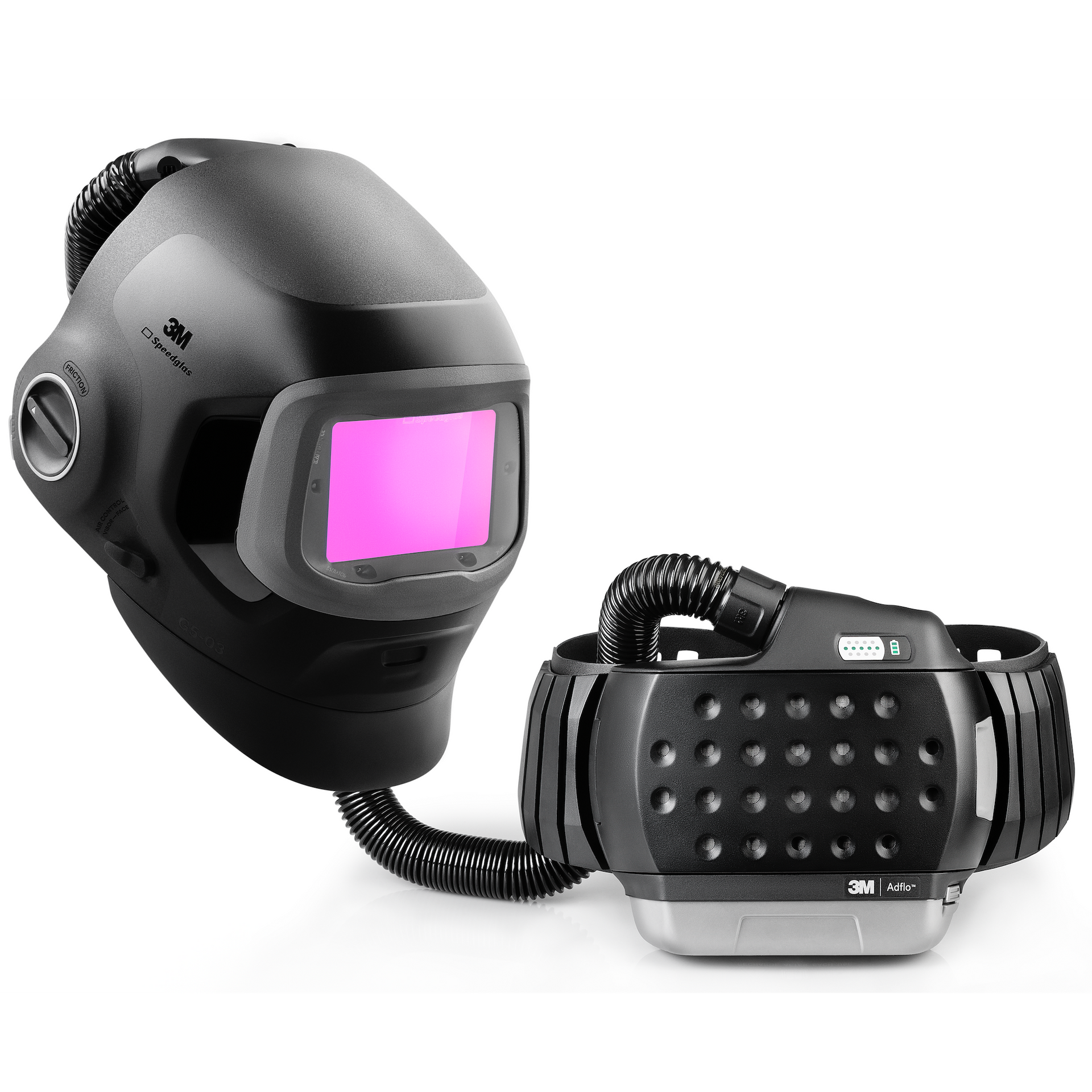 3M Speedglas Adflo PAPR with G5-03 Pro Welding Helmet -  45-1101-30VC