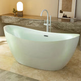 Empava Soaking Tub 67" Freestanding 78 Gal. Center Drain New