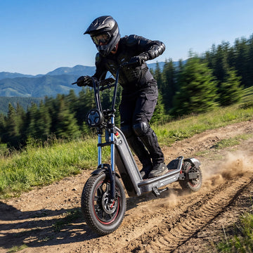 iScooter F7Ultra Electric Scooter All-Terrain 35 MPH 62 Mile Range 1500W Detachable Battery New