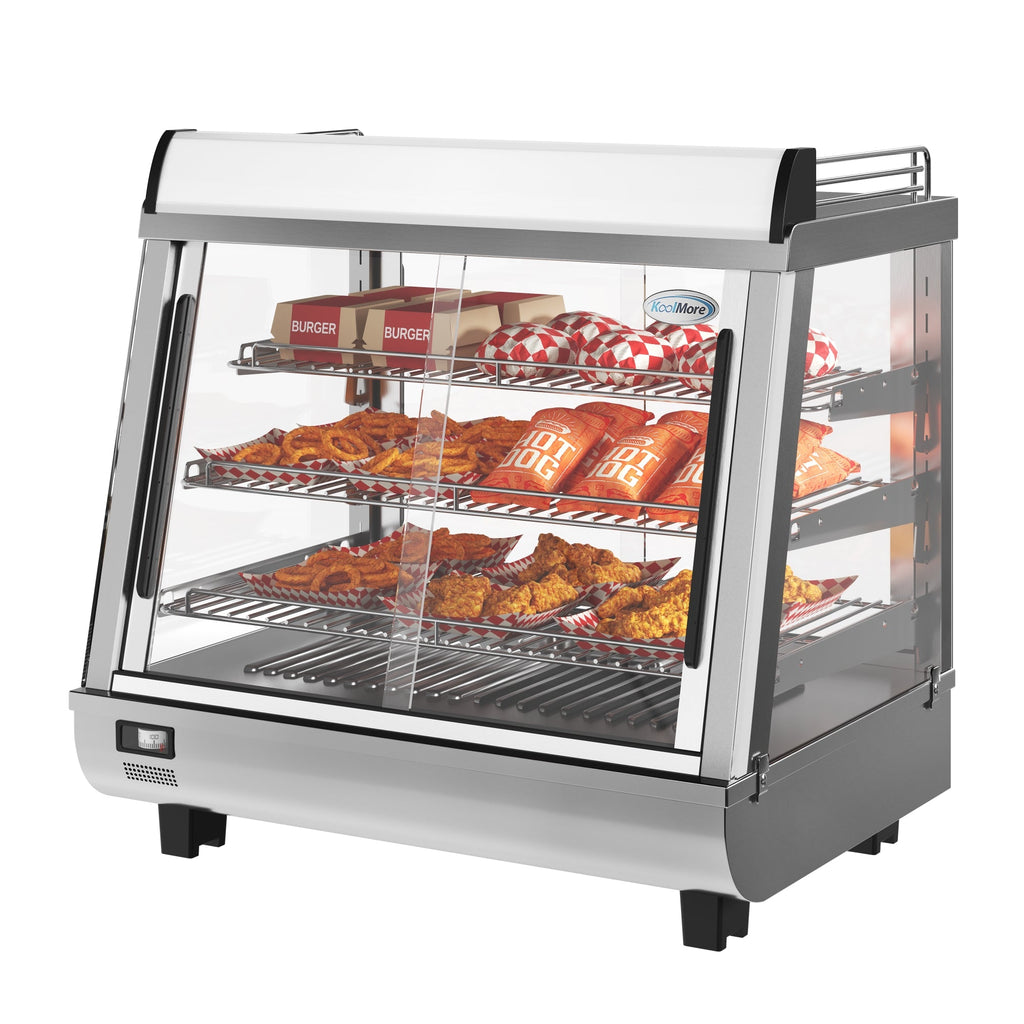 26 in. Glass Countertop Display Warmer, 6.5 cu. ft. in Stainless Steel