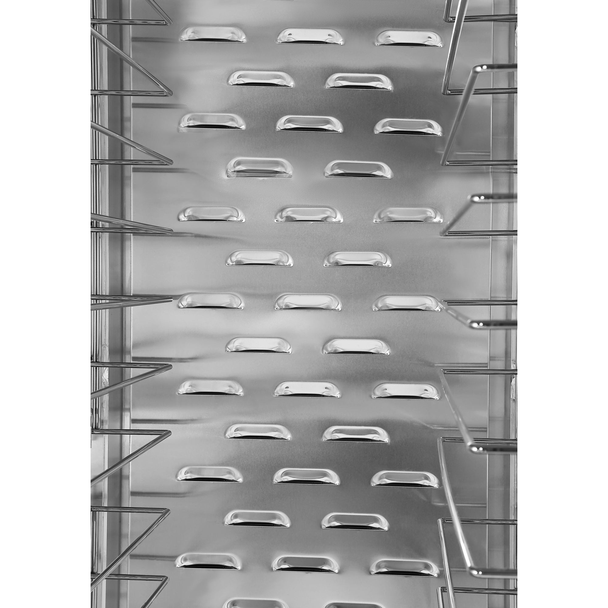 33 in. Commercial Insulated Heated Holding/Proofing  Cabinet with Wire Racks and Solid Dutch Doors in Silver