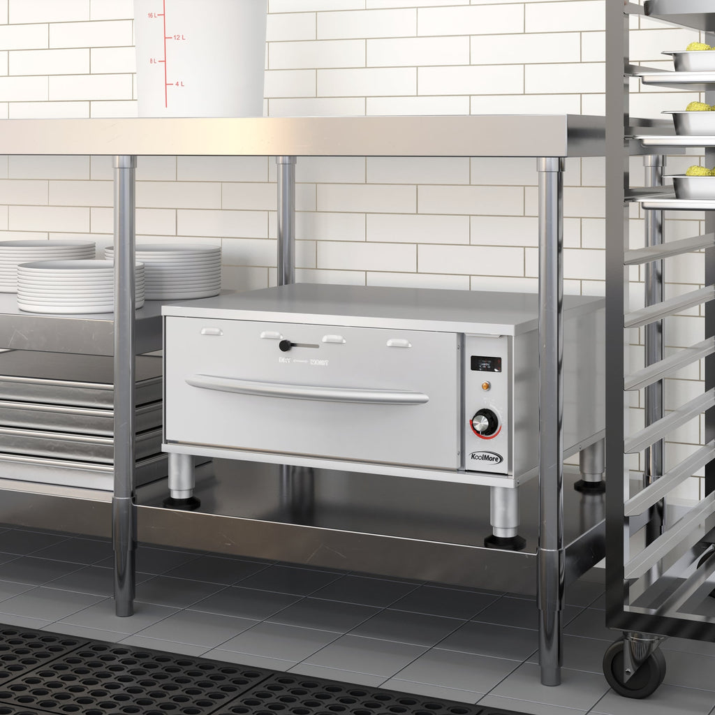 One-Drawer Commercial Free Standing Warming Drawer in Stainless-Steel, UL and NSF Listed