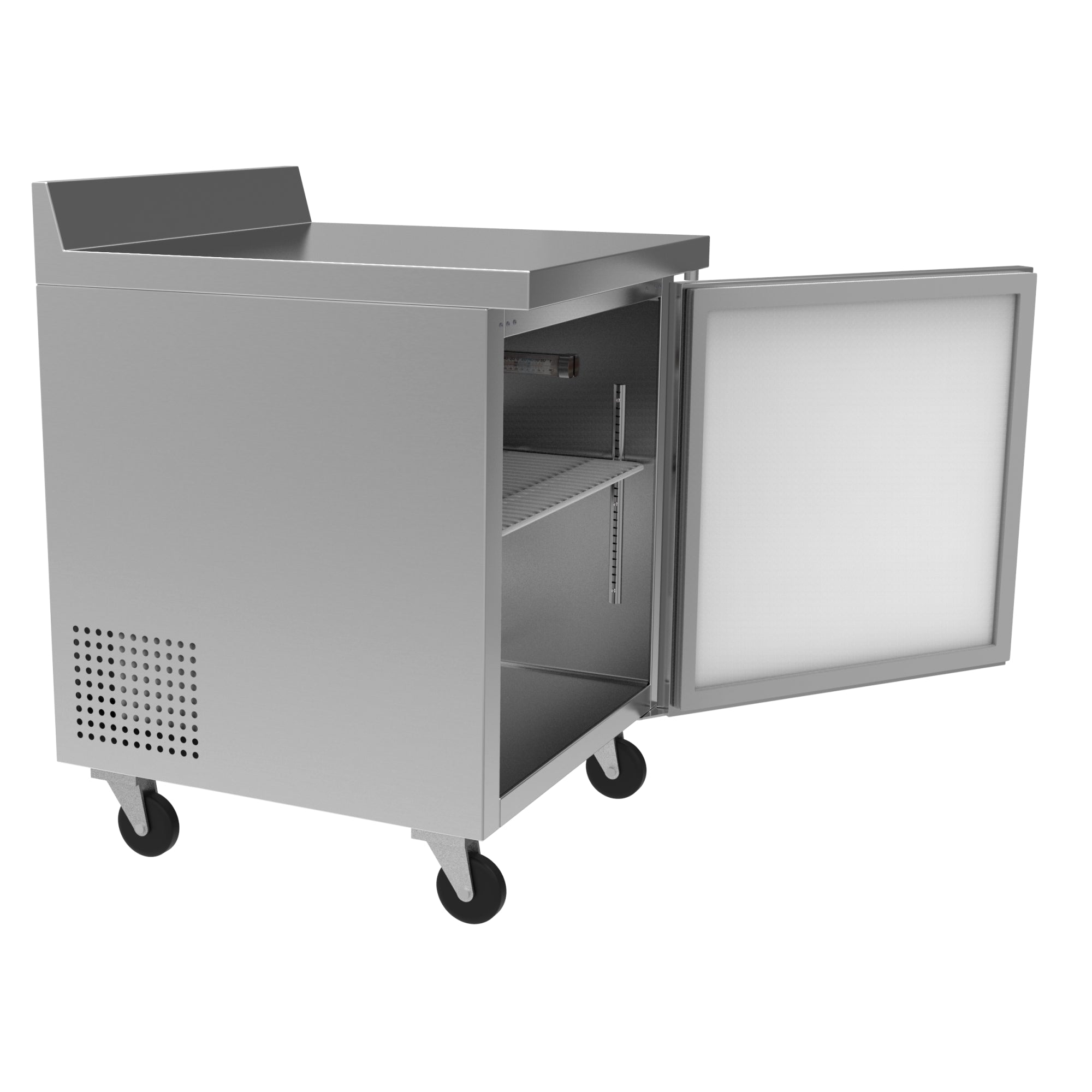 27 in. One-Door Worktop Refrigerator With 3.5 in. Backsplash - 6.3 Cu Ft.