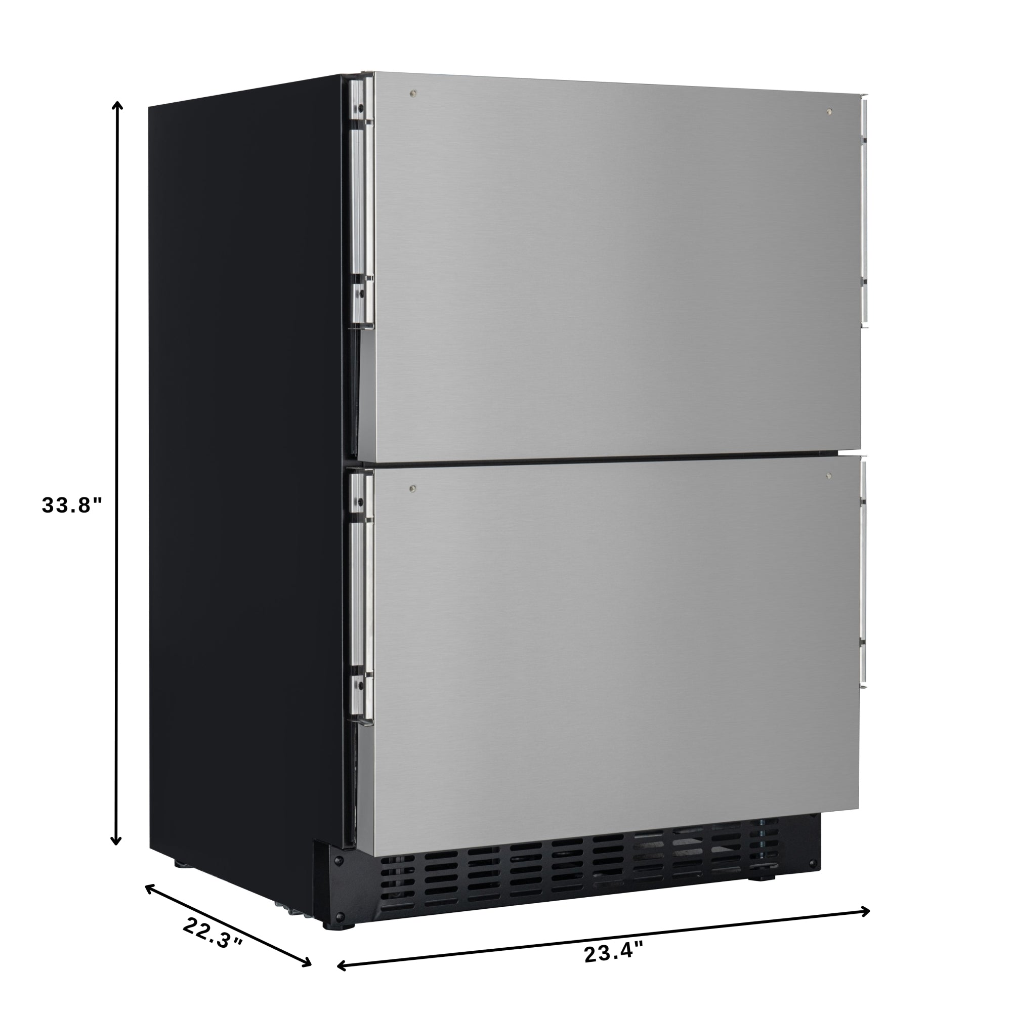23 in. Panel Ready Two-Drawer Refrigerator and Freezer