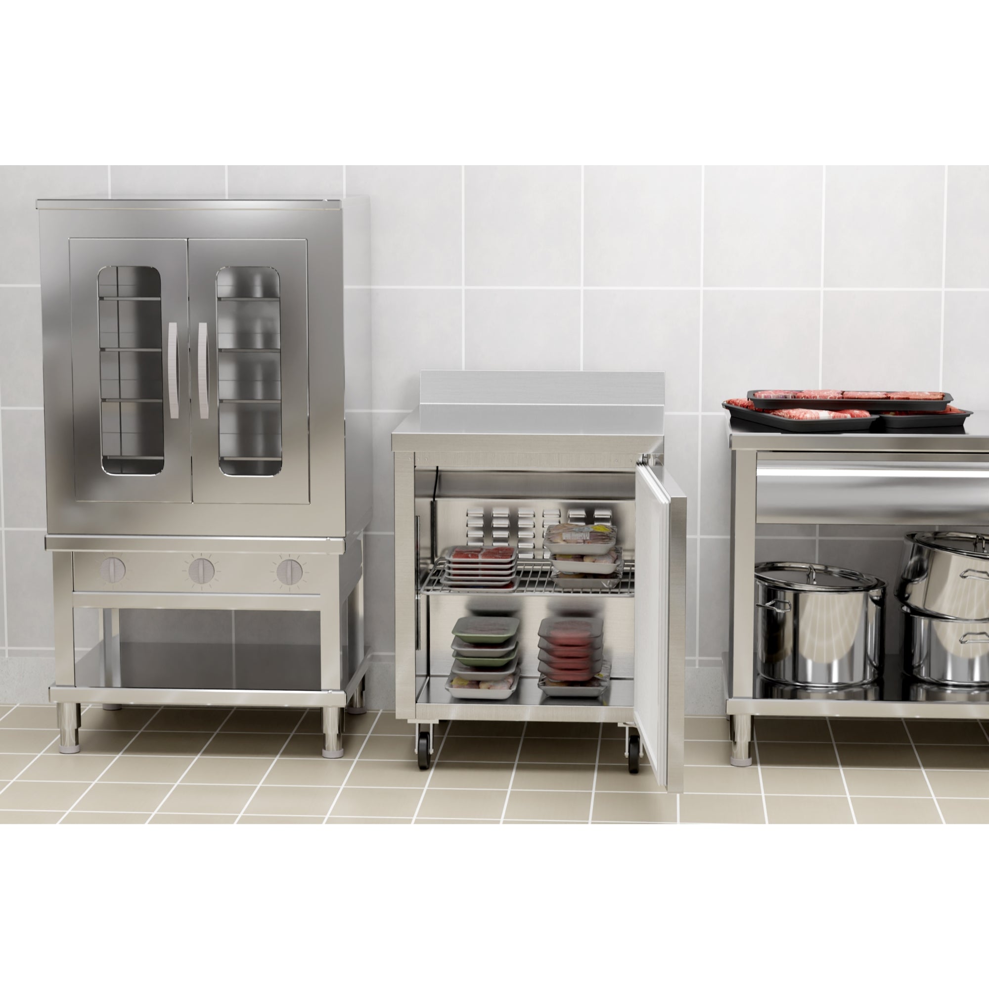27 in. One-Door Worktop Freezer With 3.5 in. Backsplash - 6.3 Cu Ft.