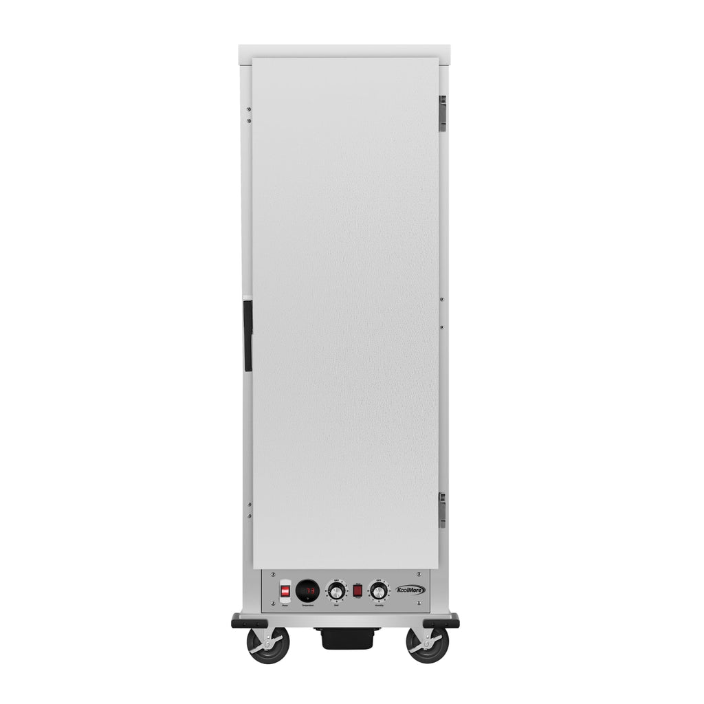 33 in. Commercial Insulated Heated Holding/Proofing Cabinet with 36-Pan Capacity and Solid Door in Silver
