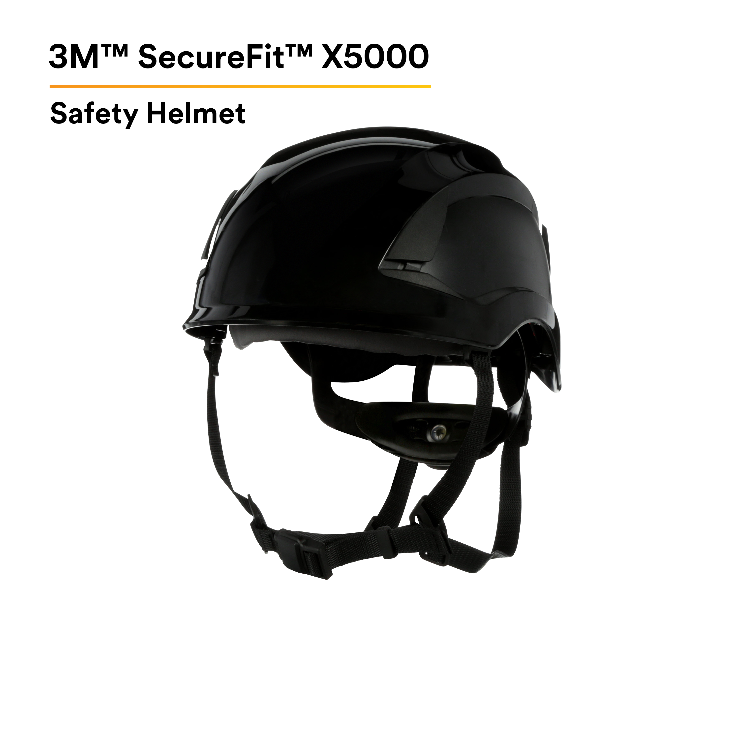 3M SecureFit Safety Helmet, Black- Box of 4 - X5012-ANSI