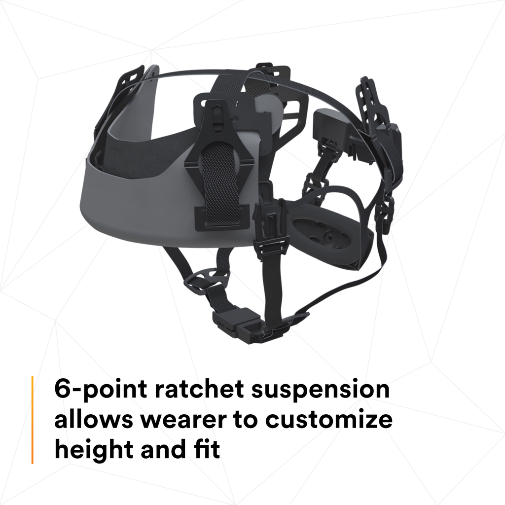 3M SecureFit Safety Helmet, Black- Box of 4 - X5012-ANSI