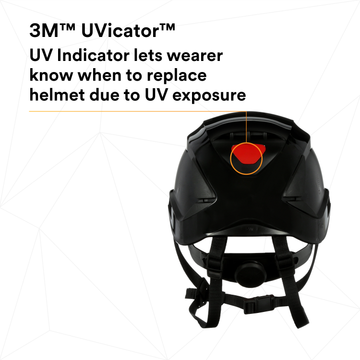 3M SecureFit Safety Helmet, Black- Box of 4 - X5012-ANSI