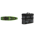 Perception Kayaks Outlaw 11.5 Moss Camo Sit on Top Fishing Kayak + Saddle Bag Tackle Storage System