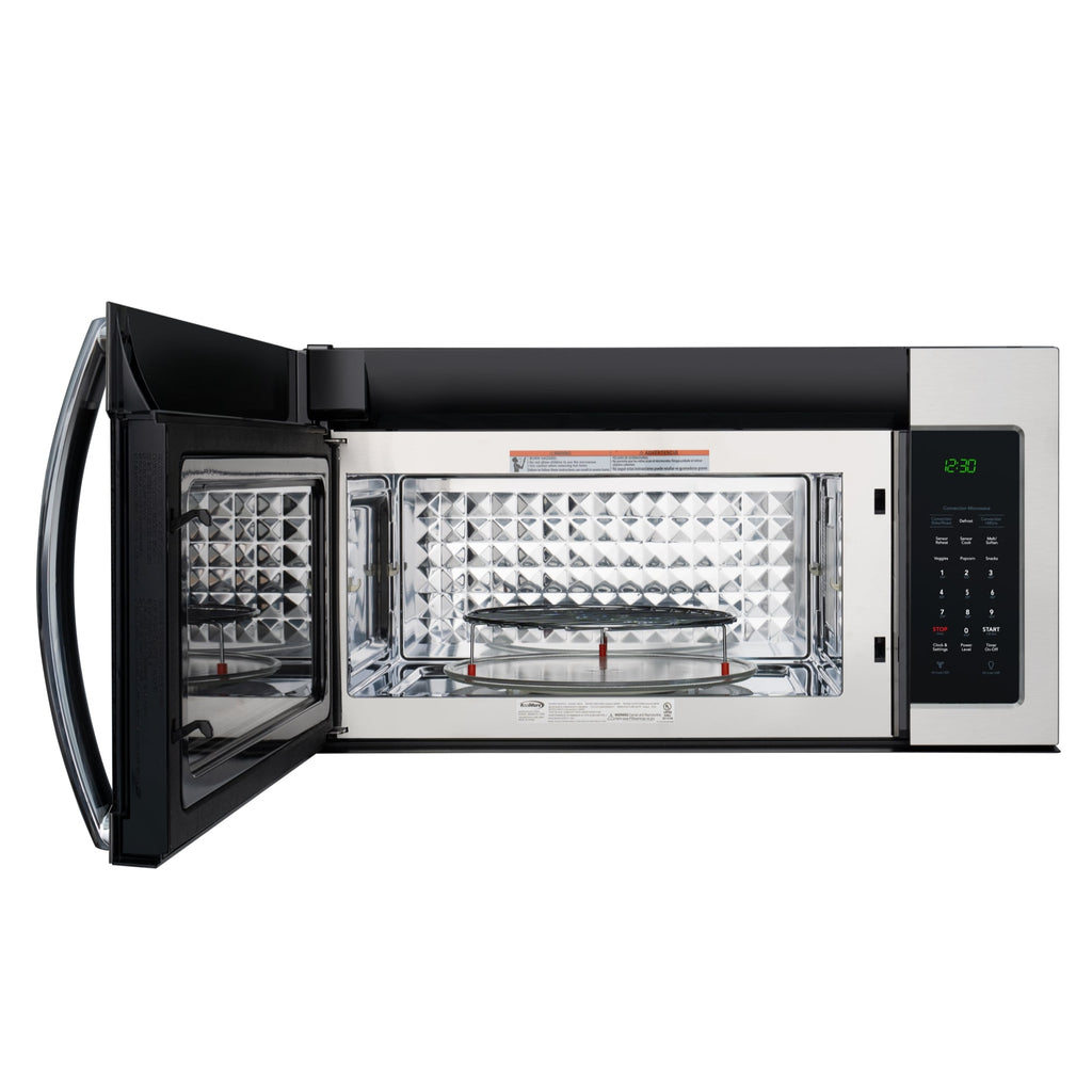 30 in. 1.5 cu.ft Over-the-Range Convection Microwave Oven in Black