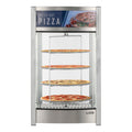 18 in. Commercial Pizza Display Warmer for 12 in. Pies with 4 Rotating Racks in Stainless-Steel