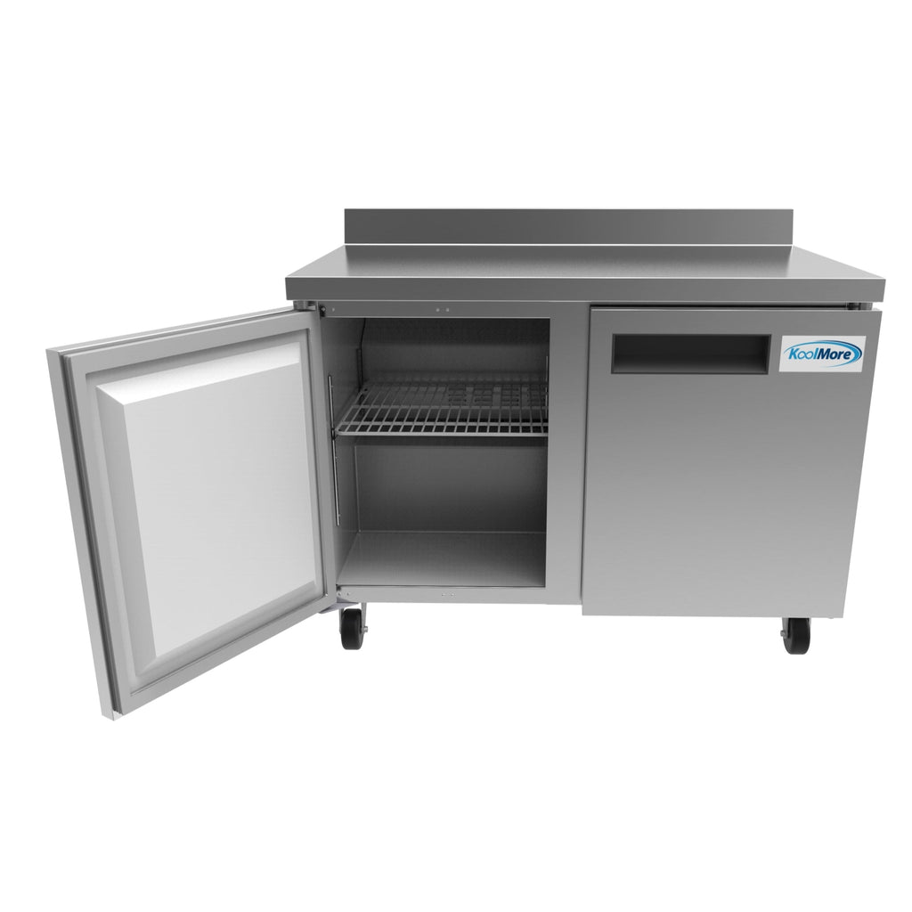 48 in. Two-Door Worktop Refrigerator With 3.5 in. Backsplash - 12 Cu Ft.