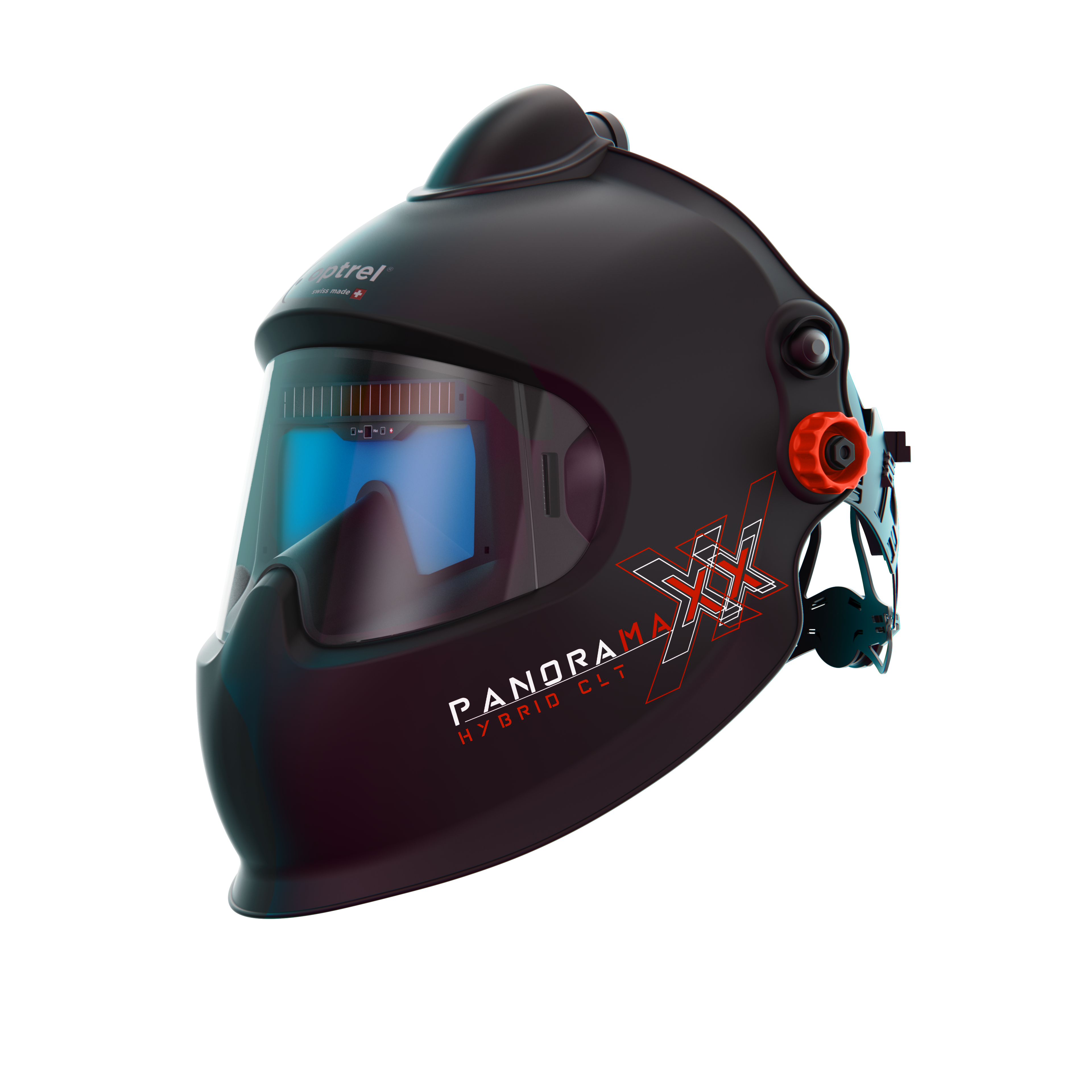 Panoramaxx Pure Air Hybrid CLT: Fresh Air Laser-Welding PAPR Helmet - 4441.882-US