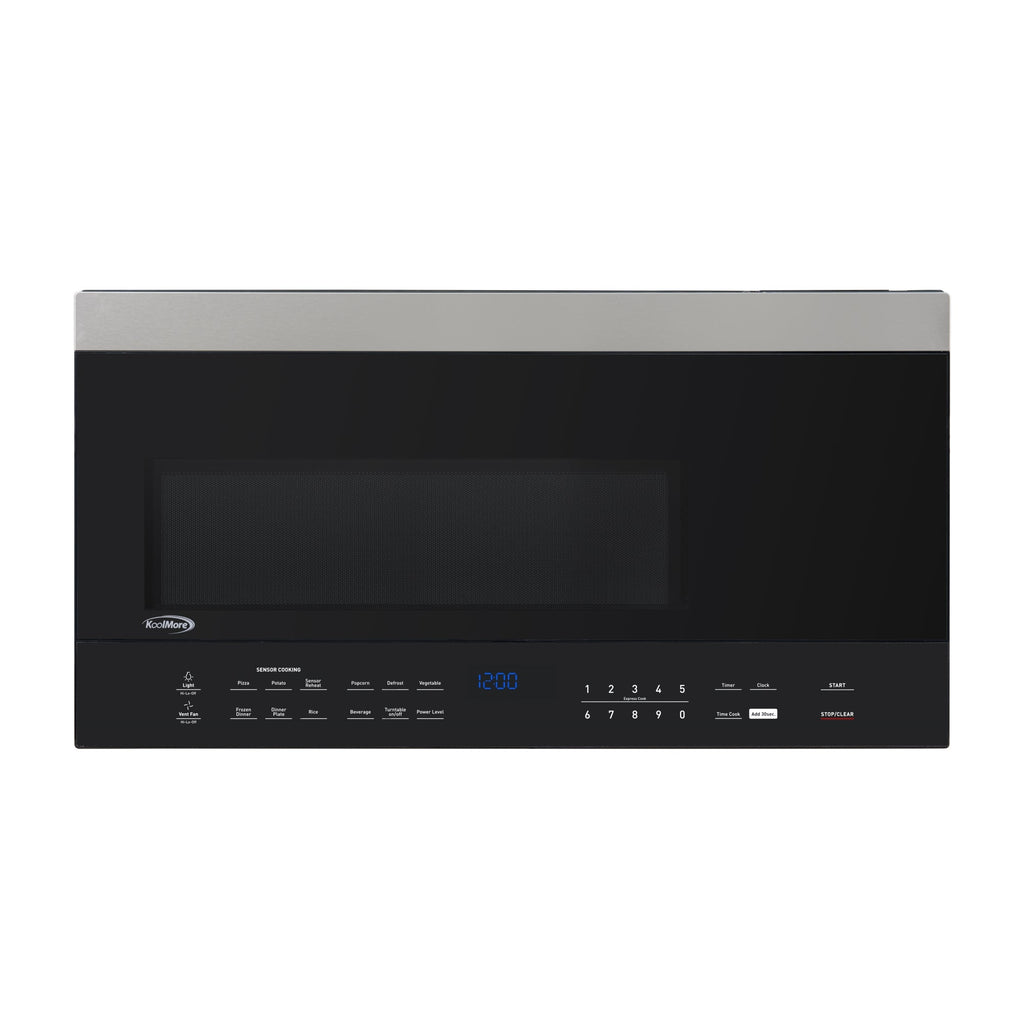 30 in. 1.6 cu.ft Over-the-Range Microwave Oven in Black