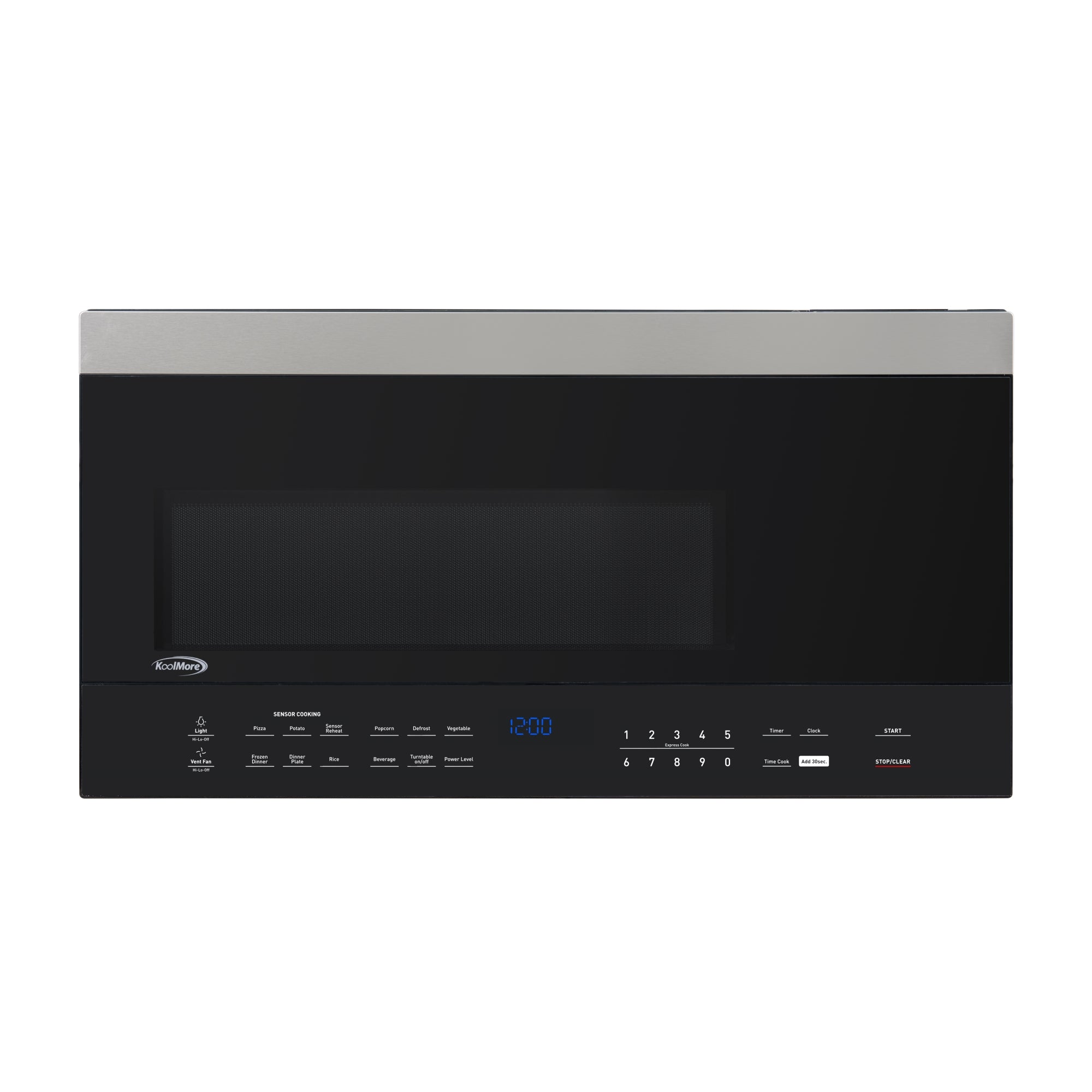 30 in. 1.6 cu.ft Over-the-Range Microwave Oven in Black