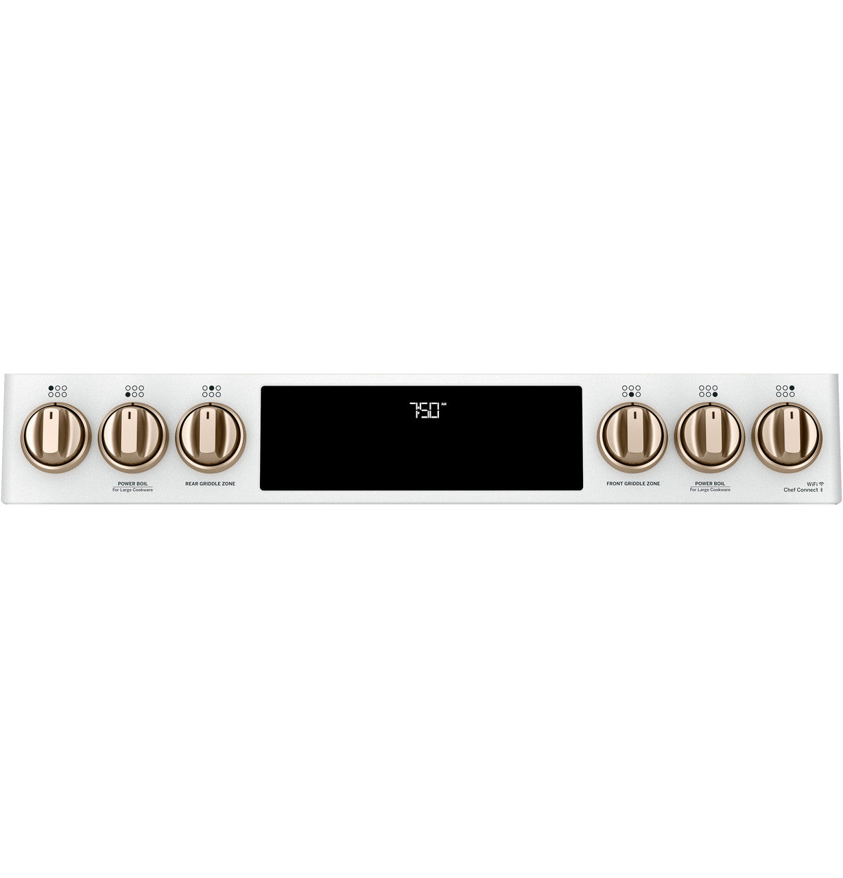 CAFÉ™ 30" Smart Slide-In, Front-Control, Gas Double-Oven Range with Convection