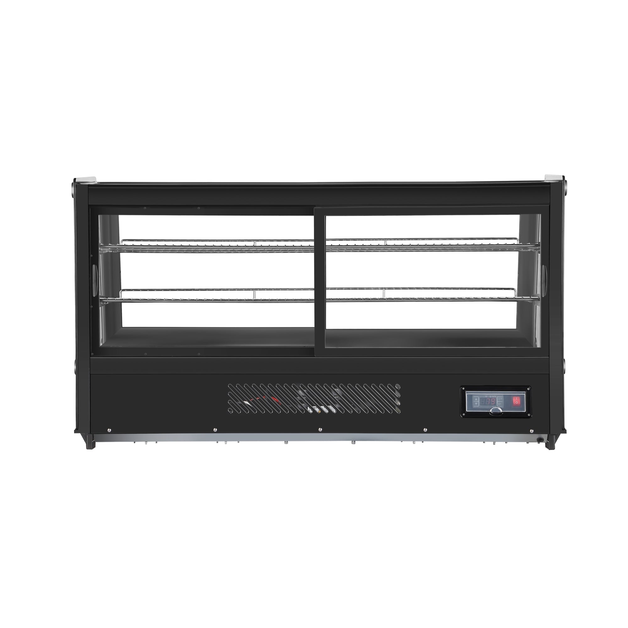 48 in. Self-Service Countertop Display Refrigerator in Black