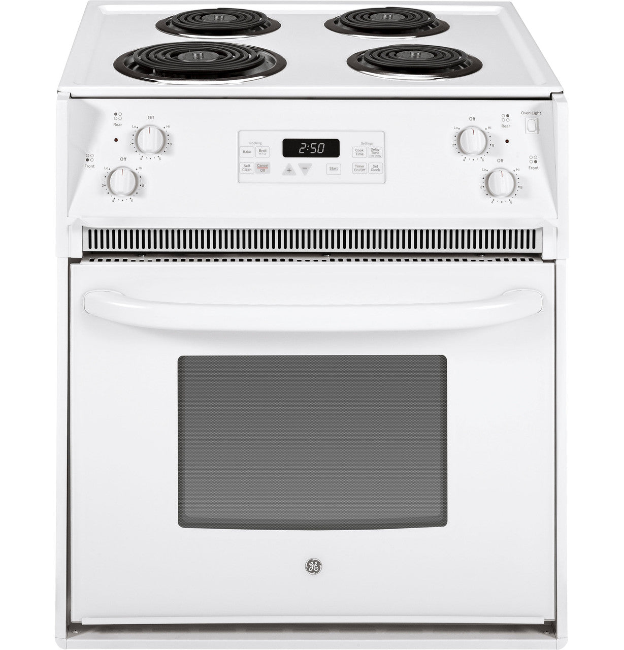 GE® 27" Drop-In Electric Range