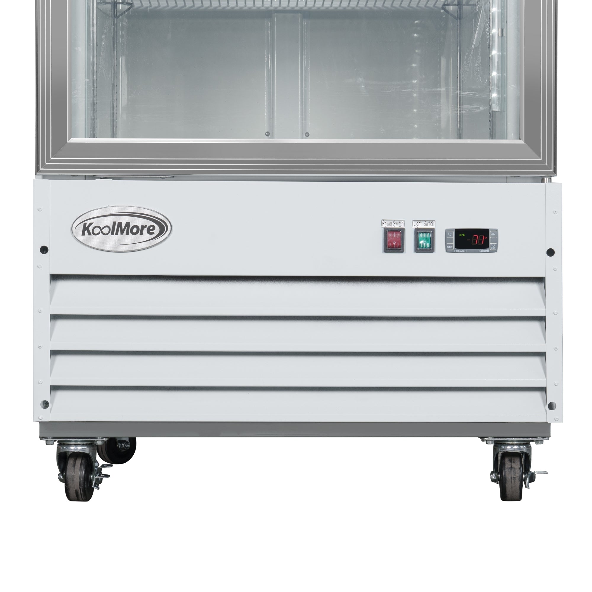 31 in. 1-Door Commercial Display Merchandiser Freezer 23 cu. ft. in White