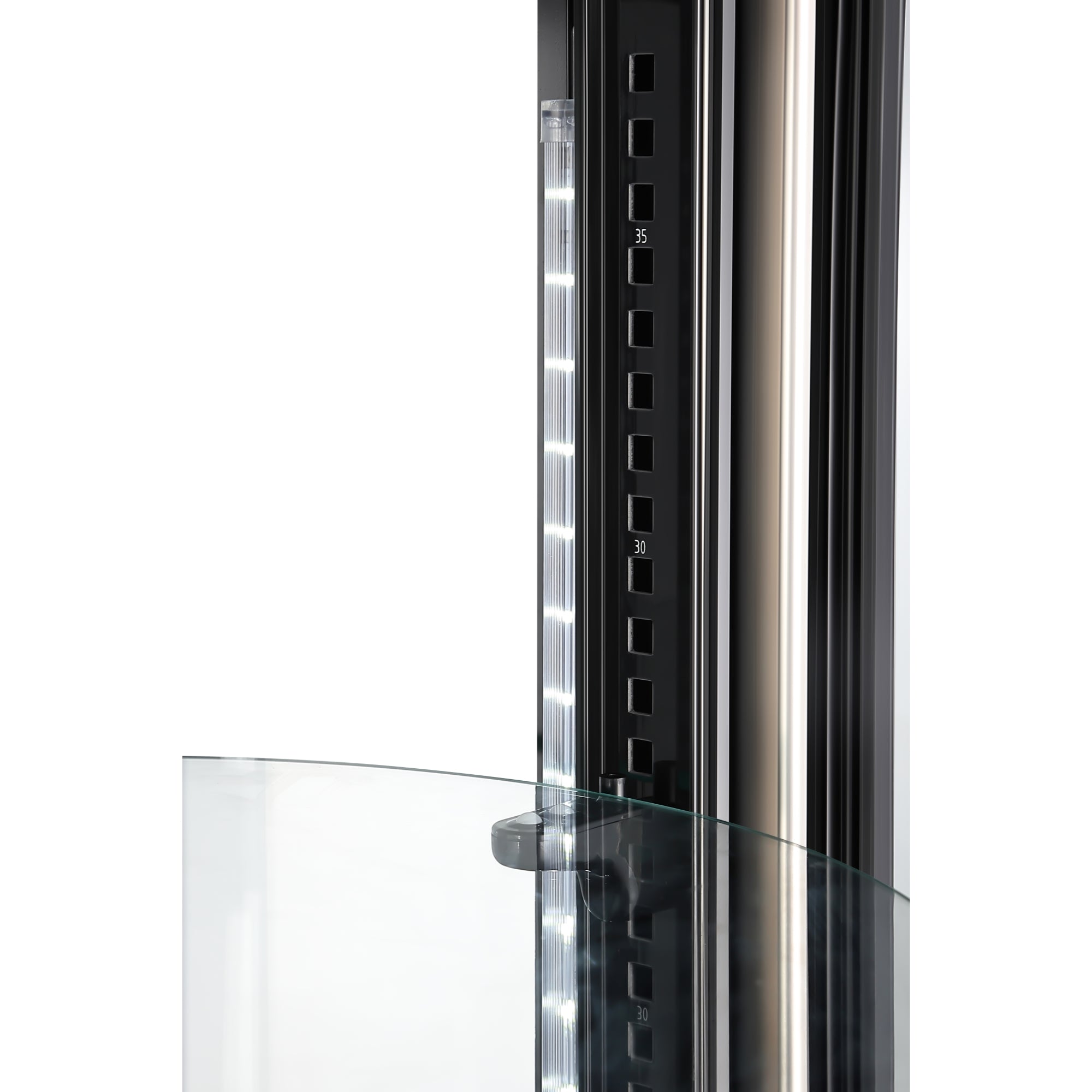 19 in. Circular Refrigerated Countertop Bakery Display Case