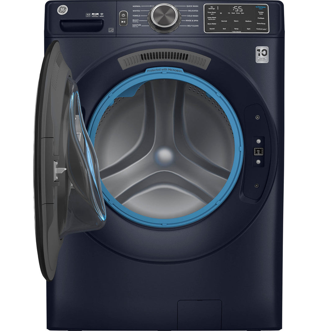 GE GE® ENERGY STAR® 4.8 cu. ft. Capacity Smart Front Load Washer with UltraFresh Vent System with OdorBlock™ and Sanitize w/Oxi