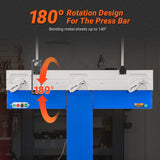 MechMaxx 650e Magnetic Pan and Box Brakes 48" Industrial Heavy Duty Sheet Metal Brake 20 Gauge Capacity New