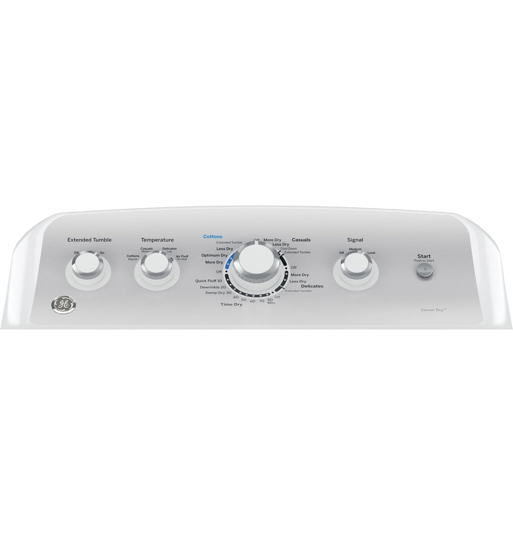 GE GE® 7.2 cu. ft. Capacity aluminized alloy drum Electric Dryer with Sensor Dry