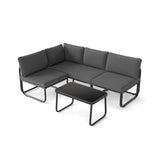 Costway 4-Piece Patio Furniture Set with Cushions & Coffee Table 64437121 New