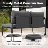 Costway 4-Piece Patio Furniture Set with Cushions & Coffee Table 64437121 New