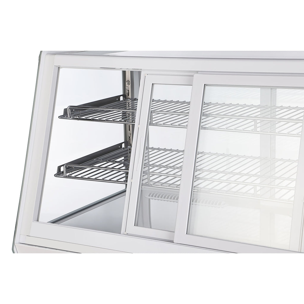 35 in. Self-Service Countertop Display Refrigerator in White