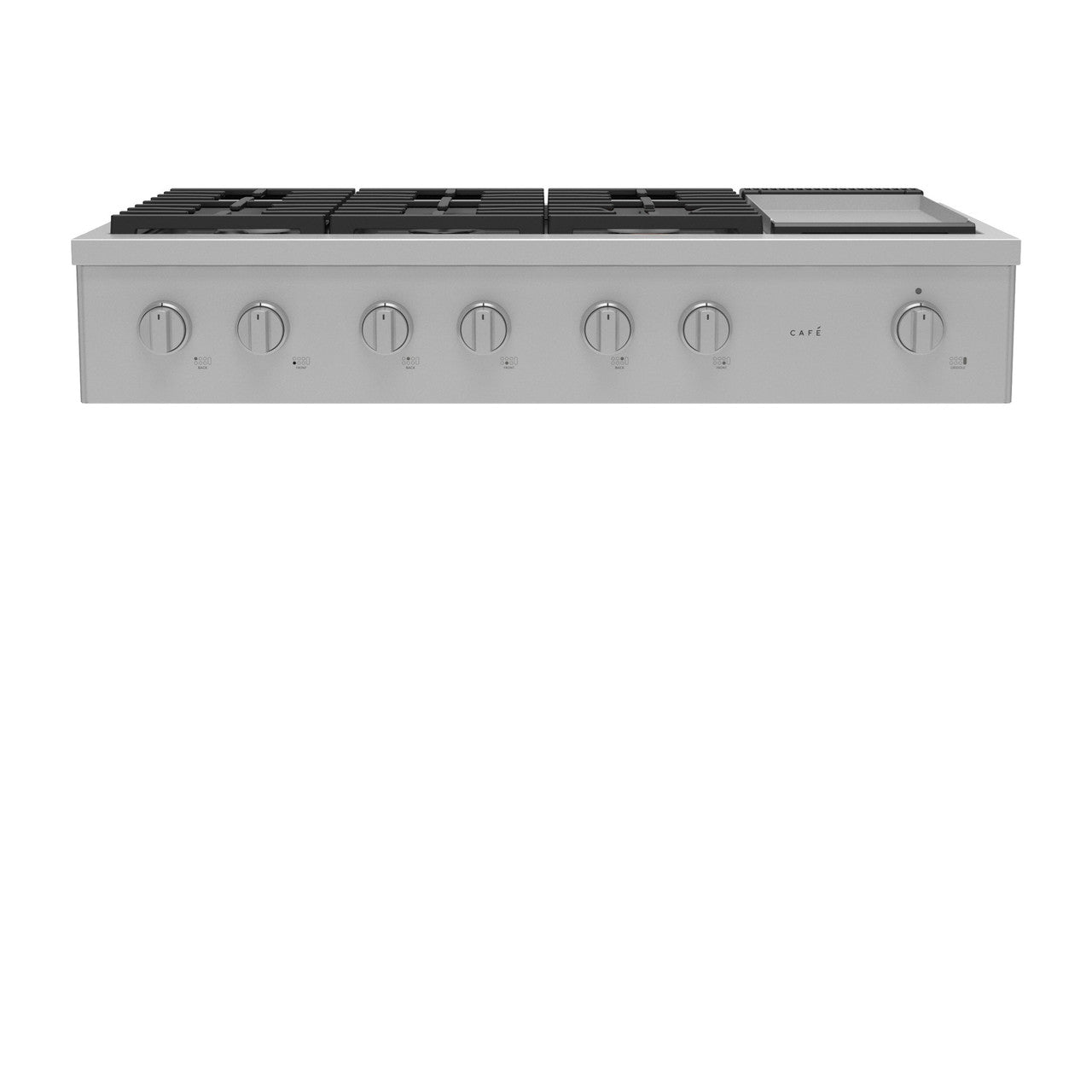CAFÉ™ 48" Commercial-Style Gas Rangetop with 6 Burners and Integrated Griddle (Natural Gas)