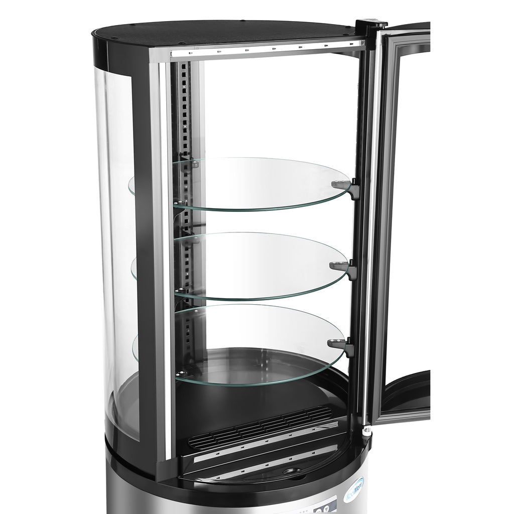 19 in. Circular Refrigerated Countertop Bakery Display Case