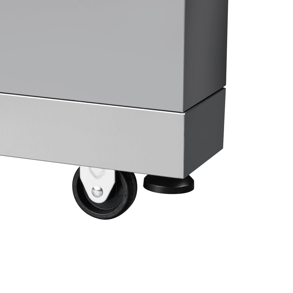 35 in. Outdoor Cabinet Kitchen for Refrigerator in Stainless-Steel (KM-OKS-UCRCAB)