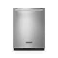 KitchenAid  Superba(R) Series EQ EQ Wash System Fully Integrated Console 46 dBA* (Per IEC standards, normal cycle) 5 Cycles 6 Options Pro Line(R) Series - Other (KUDE40FXSP)