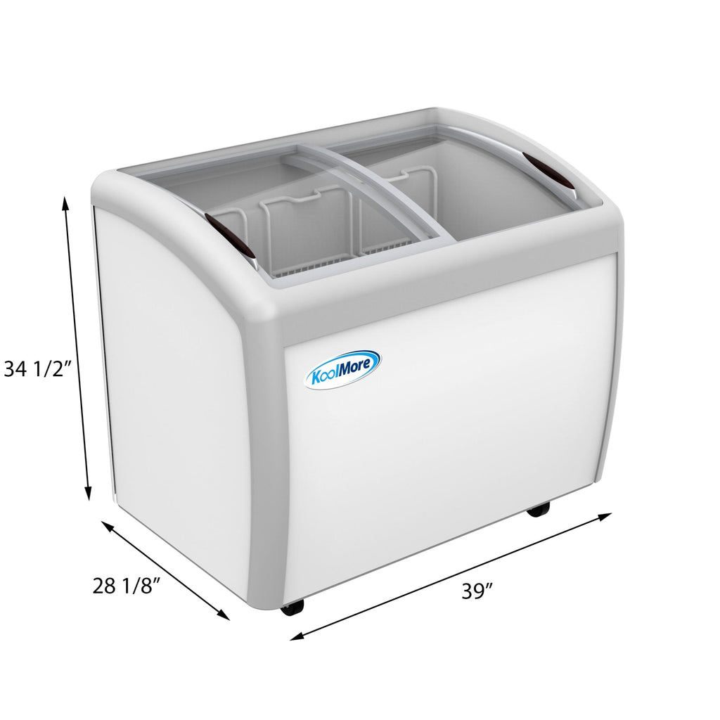 40 in. Display Ice Cream Freezer - 9 cu ft.